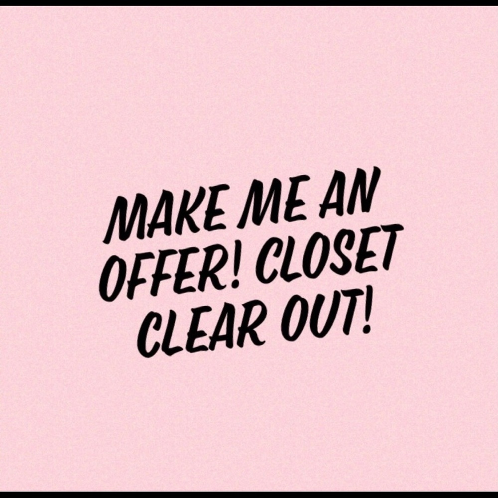 Closet Clear Out - Open To Offers!!